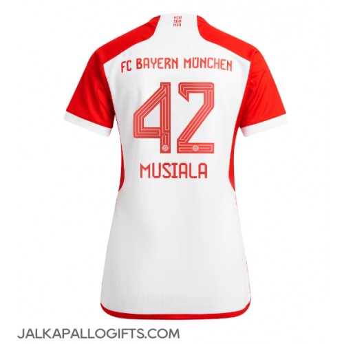 Bayern Munich Jamal Musiala #42 Kotipaita Naiset 2023-24 Lyhythihainen